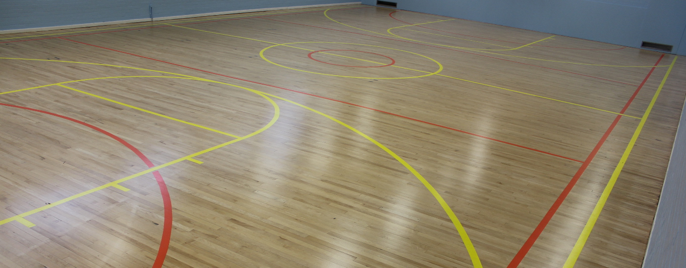 <span>SPORTS FLOORING</span><br />sanding, installation,<br />replacement & repairs