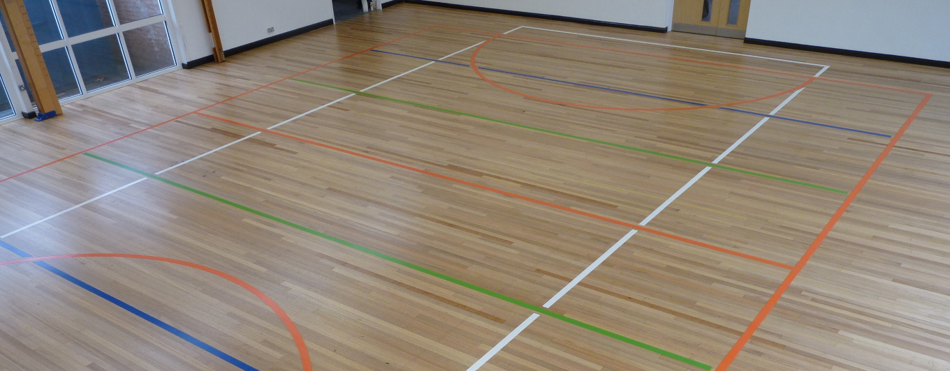 <span>SPORTS FLOORING</span><br />sanding, installation,<br />replacement & repairs