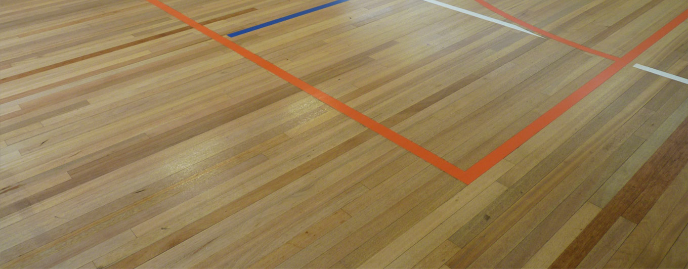 <span>SPORTS FLOORING</span><br />sanding, installation,<br />replacement & repairs